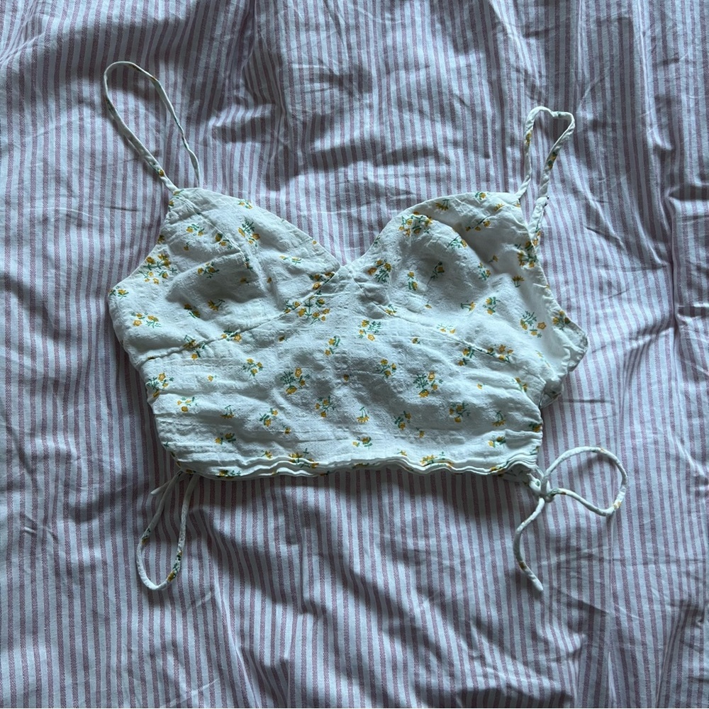 Princess Polly Green Ruched Camisole Top